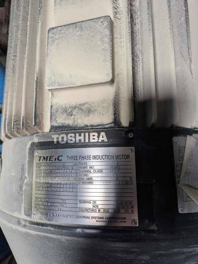 【中古】TMEIC(東芝三菱)製モーターの詳細画像｜1枚目